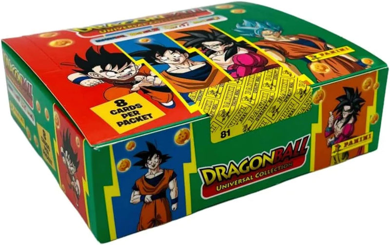 Panini Dragon Ball Universal Trading Cards (Flowpack-Box mit 18 Packs), Flowpack-box mit 18 Packs