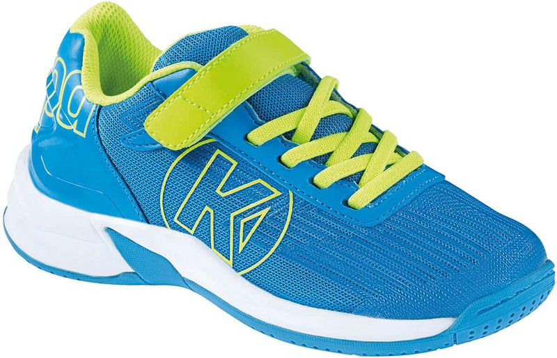 Kempa Jungen Unisex Kinder Attack 2.0 Handballschuh, Kempablau Fluo Gelb, 28 EU