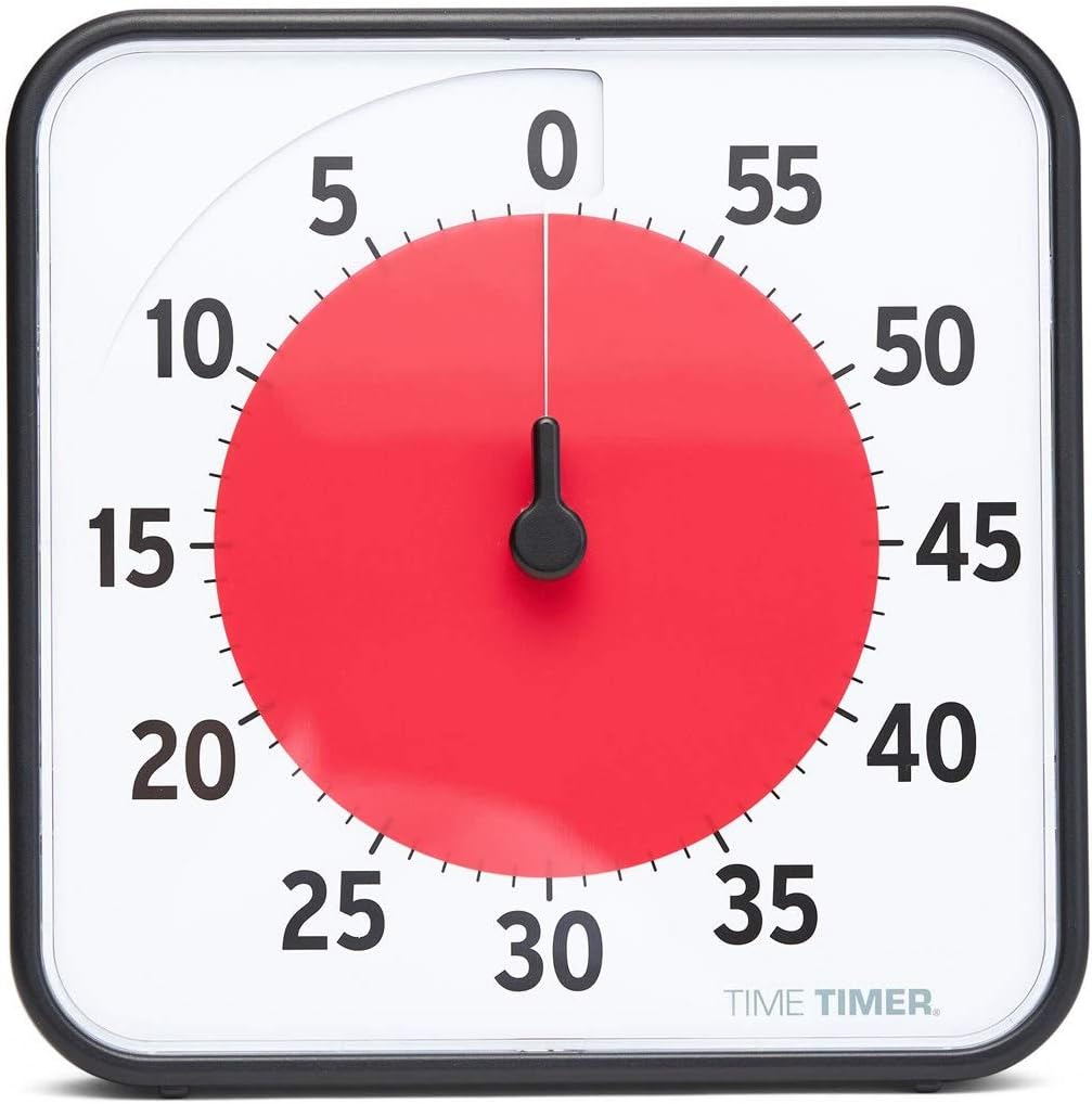 Time Timer Plus 120 Minute Visueller Timer 'Make Time Edition' Countdown-Uhr (anthrazit) & Original