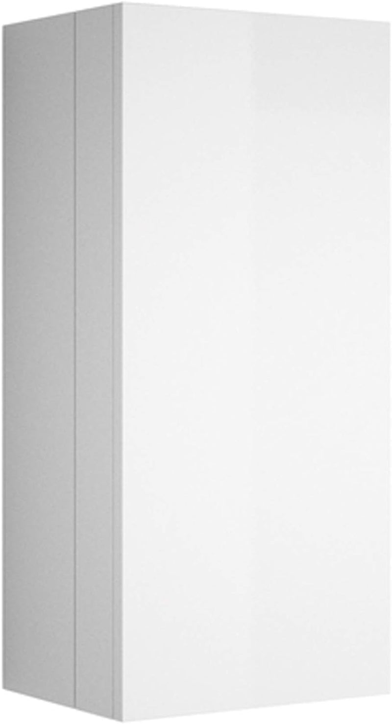 URBNLIVING Badezimmer-Spiegelschrank, Wandmontage, mit 4 Ablagen, H65 x B30 x T23 cm, Weiss