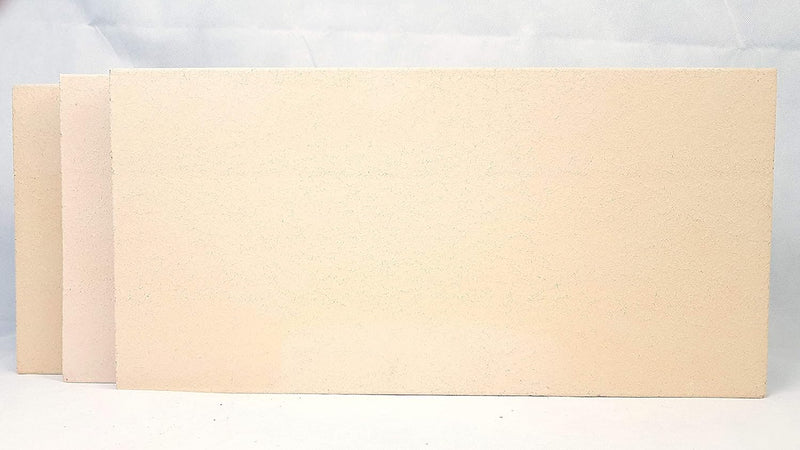 Schamotte 40x30x2 cm Schamotteplatte (3), 3