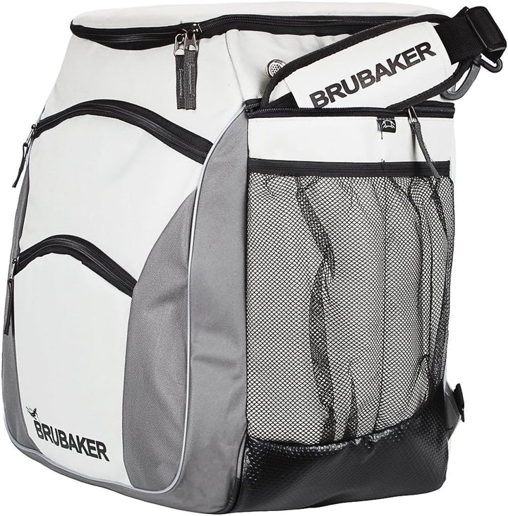 BRUBAKER Skischuhtasche Professional für Schuhe und Helm mit Rucksack-Tragegurten und Schaum-Rückenp