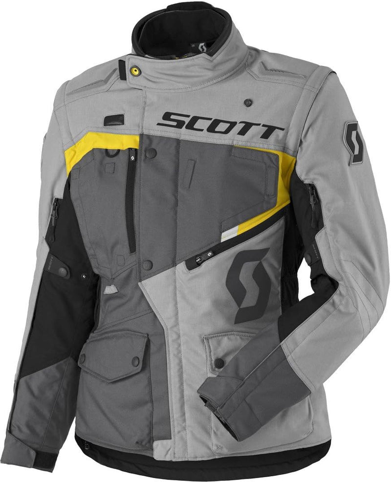 Scott Dualraid DP Damen Motorrad Textiljacke 42 Grau/Gelb