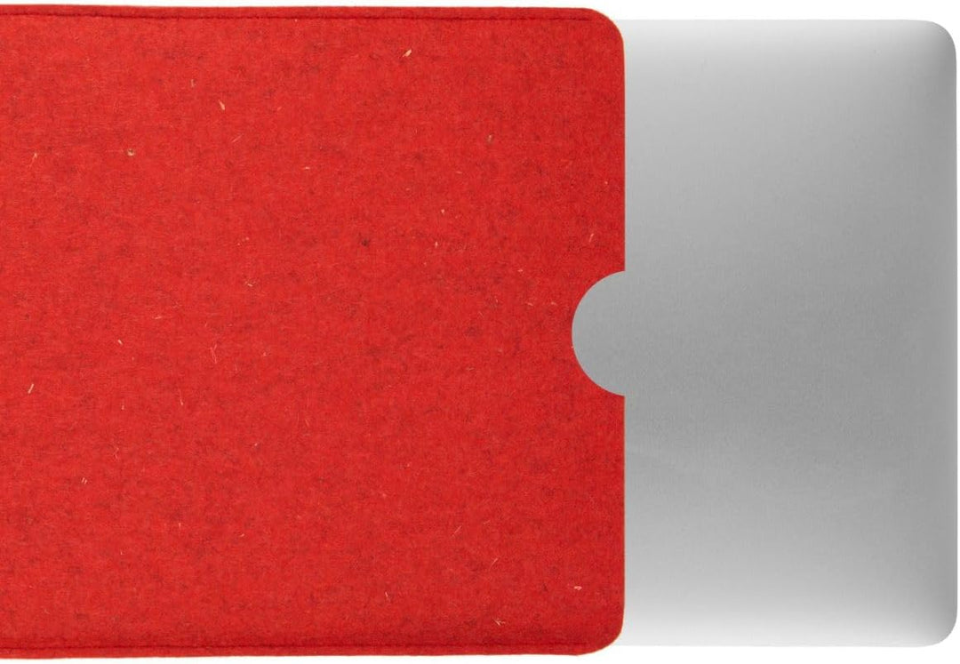 CoverKingz Filz Hülle für MacBook Air 15" / Pro 15" - Notebook Tasche handgefertigt aus Wollfilz - h