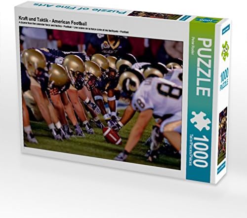 CALVENDO Puzzle Kraft und Taktik - American Football 1000 Teile Lege-Grösse 64 x 48 cm Foto-Puzzle B