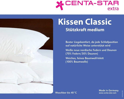 Centa-Star 7494.02 Kopfkissen Classic medium, 80 x 80 cm