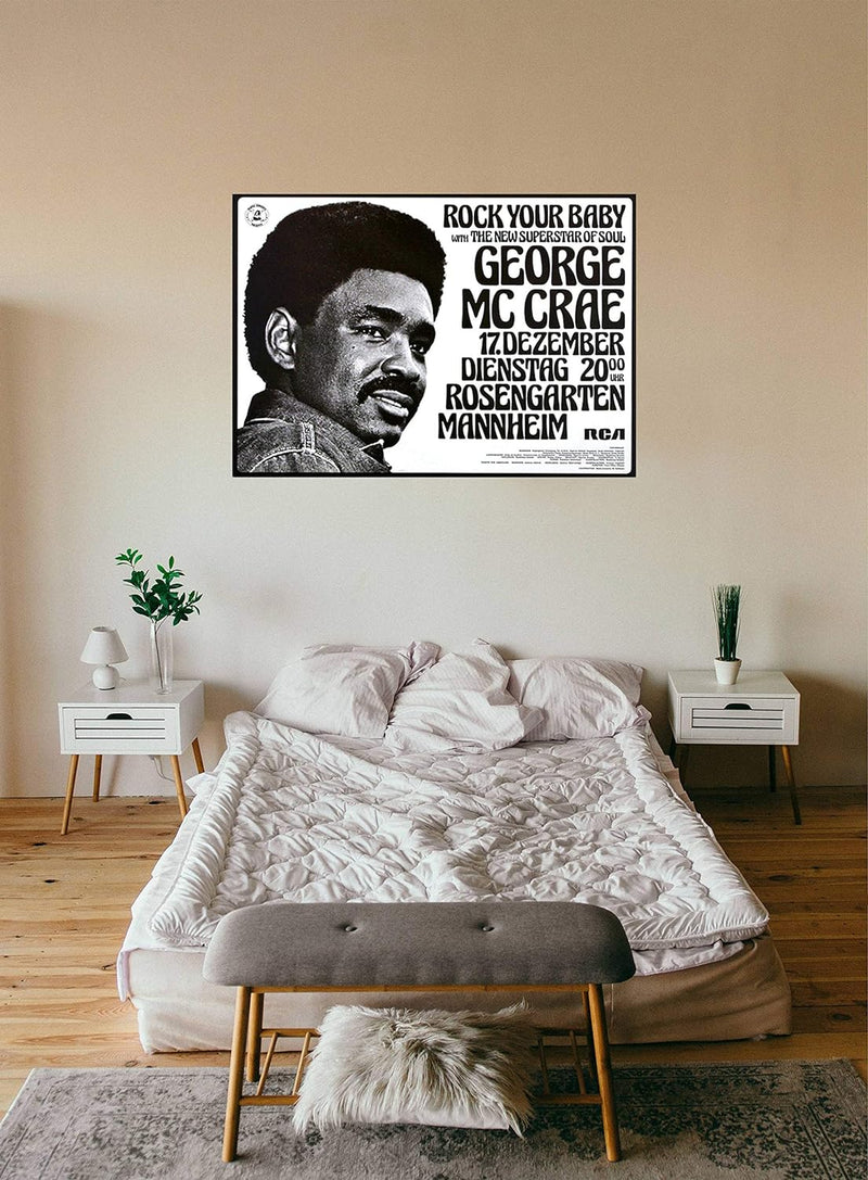 George McCrae - Rock Your Baby, Mannheim 1974 » Konzertplakat/Premium Poster | Live Konzert Veransta