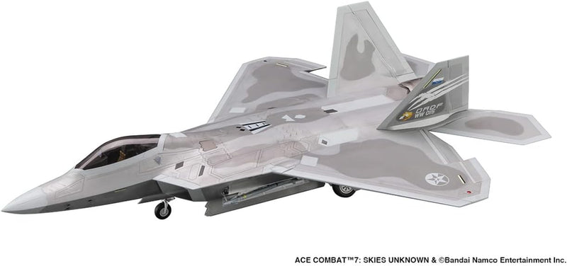 Hasegawa SP558 1/48 Ace Combat 7 Skies Unknwon, F-22 Raptor Strider 1 Modellbausatz, Mehrfarbig