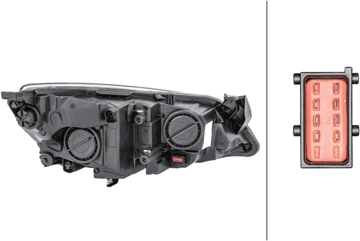 HELLA 1EG 010 011-671 FF/Halogen-Hauptscheinwerfer - links - für u.a. Opel Astra J (P10) - Sport, SX