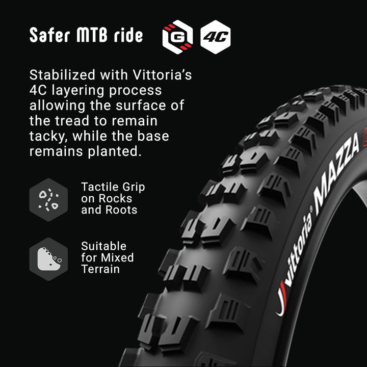 vittoria Mazza TNT G2.0 Trail Faltreifen // 60-584 (27,5x2,40') Mehrfarbig, Mehrfarbig