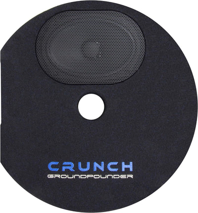 Crunch GP690v2 - GROUNDPOUNDER Reserverad-Mulden Aktiv-Subwoofer System 300 W Class-D mit Basspegel-
