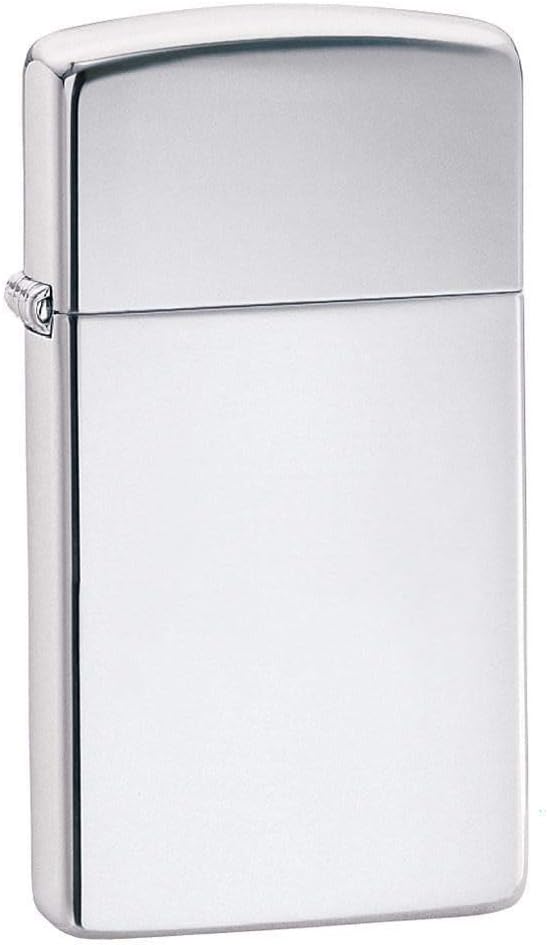 Zippo Chrom-Feuerzeuge Silber Slim, Silber Slim