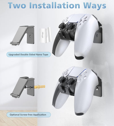 OIVO Controller Wandhalterung, Headset Halterung, Universal Controller Halter für PS3/PS4/PS5/Xbox/P
