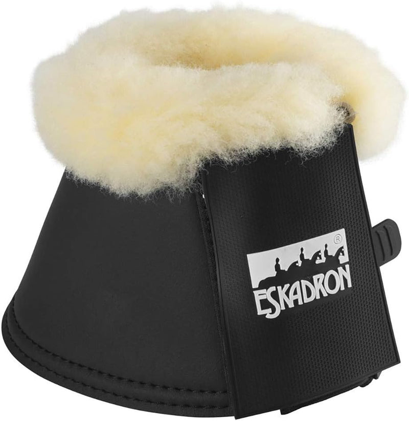 Eskadron Basic Hufglocken Allround Lambskin Schwarz XXL, Schwarz XXL