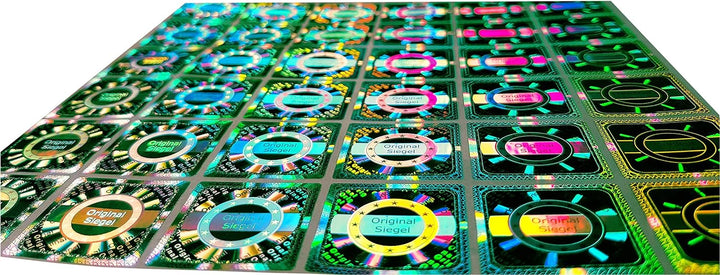 2010 Stk - 3D Hologramm Original-Siegel 25mm - Sicherheitssiegel Qualitäts-Siegel Siegeletiketten Ga