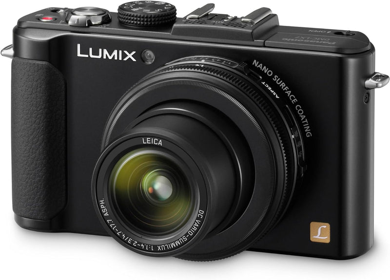 Panasonic Lumix DMC-LX7EG-K Kompaktkamera (10 Megapixel, 3.8-fach opt. Zoom, 7,6 cm (3 Zoll) Display