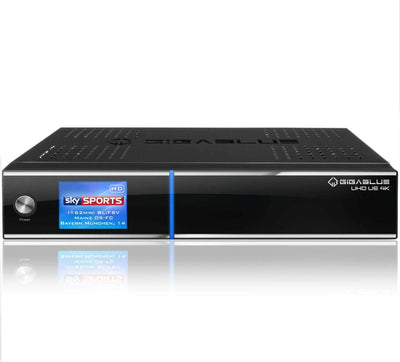 Gigablue UE 4k Receiver mit 2 x DVB-S2 FBC Tuner SAT-Receiver 2xDVB-S2 inkl. Babotech® WLAN Stick 2