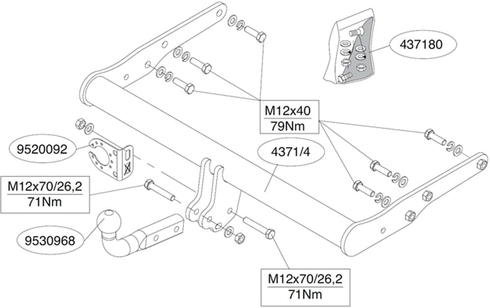 Thule 437100 Anhängerkupplungen