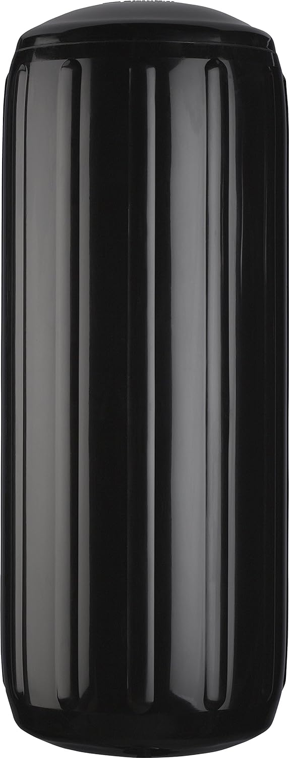 Polyform HTM-Serie (Loch durch Mitte) Bootsfender HTM-2 | 8.5 x 20.5 in. Schwarz, HTM-2 | 8.5 x 20.5