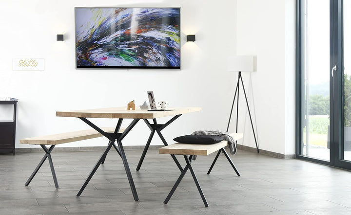 super-diy Design Tischbeine Spyder Schwarz | Wohnzimmertisch | Esstisch | Gartentisch | Bürotisch |