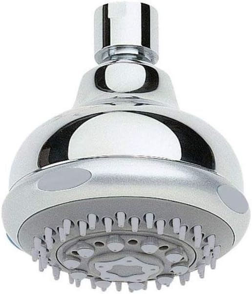 Duschkopf Set Wandarm mit Brausekopf mit Antikalkdüsen/Kopfbrause Wandbrause