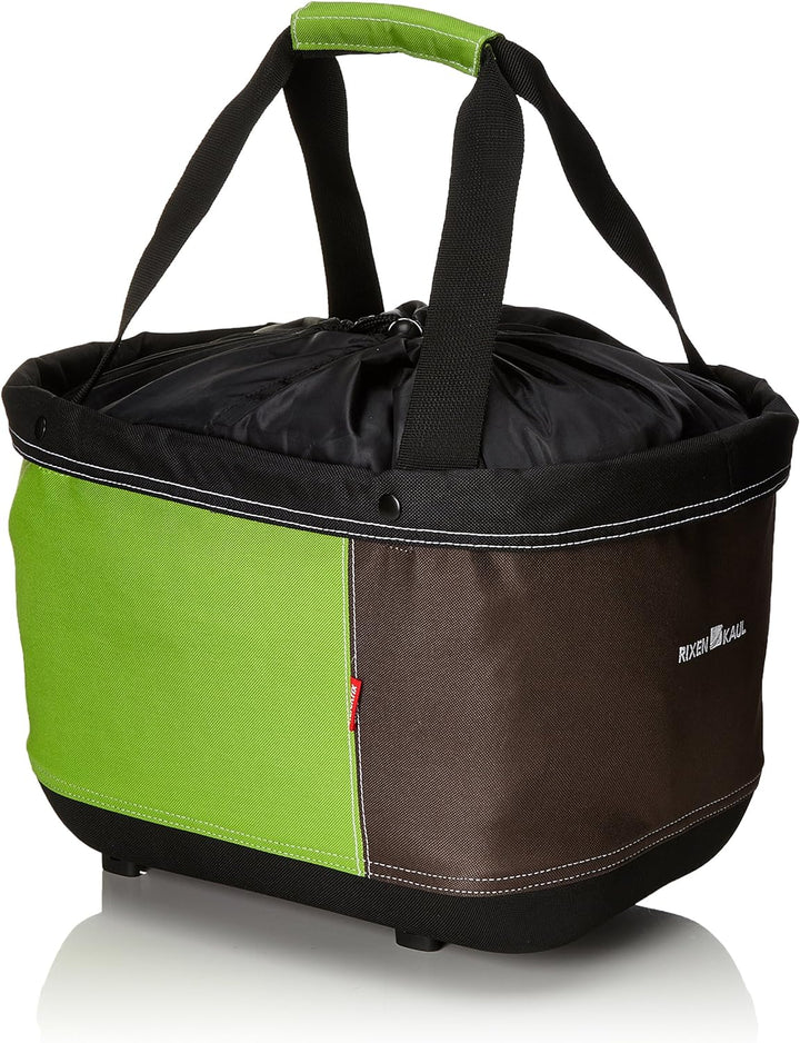 KlickFix Alingo Gt für Racktime Fahrradkorb 41 x 29 x 24 cm Grün-Braun, 41 x 29 x 24 cm Grün-Braun