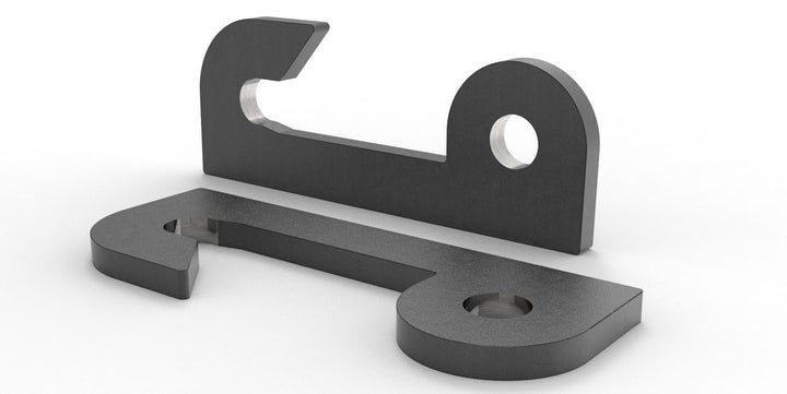 Joma-Tech Koppelhaken für Wacker Neuson WL54 WL55 WL70 51x51x323mm 2 Stück (1 Paar)