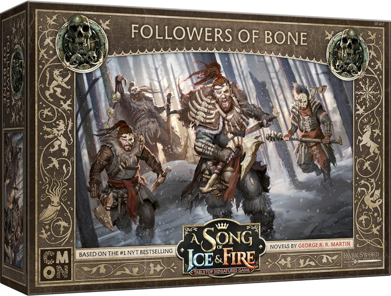 Cool Mini or Not - A Song of Ice and Fire : Free Folk Followers of Bone Unit Expansion - Miniature G