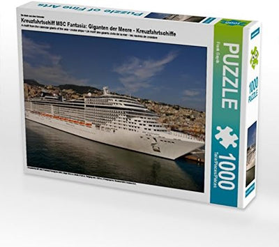 CALVENDO Puzzle Kreuzfahrtschiff MSC Fantasia: EIN Motiv aus dem Kalender Giganten der Meere - Kreuz