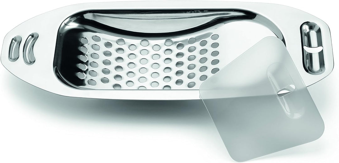 Weis Spätzlemacher mit Rundloch, Edelstahl, Silber, 35 x 14 x 3.5 cm