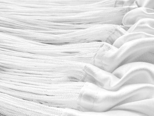 Kaikoon Fadenvorhang Vorhang Fadenstore Fadengardine Messe 150 cm x 700 cm weiss
