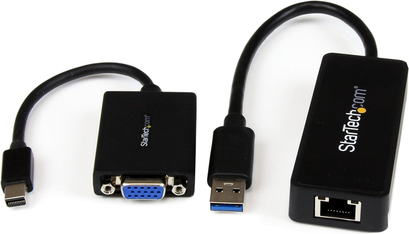 StarTech.com Lenovo® ThinkPad® X1 Carbon VGA und Gigabit Ethernet Adapter Kit - Mini Displayport auf