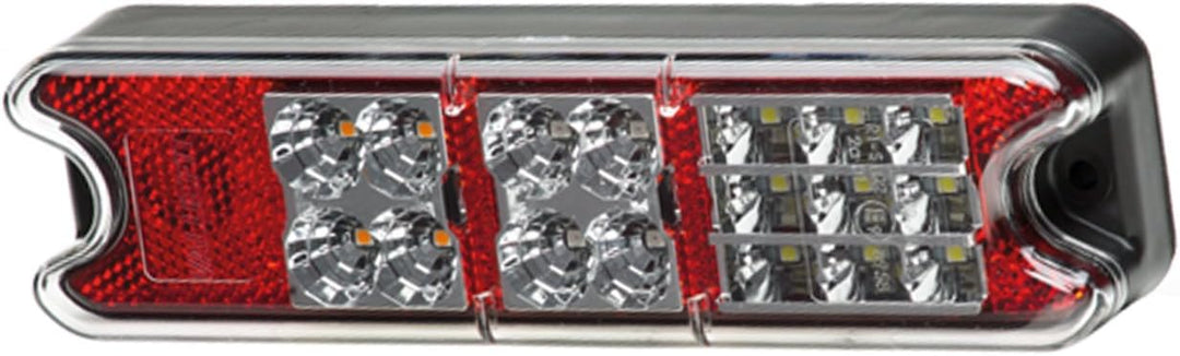 HELLA - Heckleuchte - Valuefit - LED - 24/12V - Anbau/geschraubt - Lichtscheibenfarbe: rot/glasklar