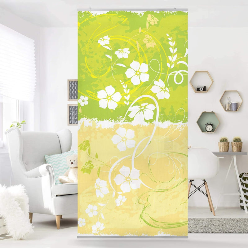 Bilderwelten Raumteiler Springtime 250x120cm inkl. transparenter Halterung 250x120cm incl. transpare