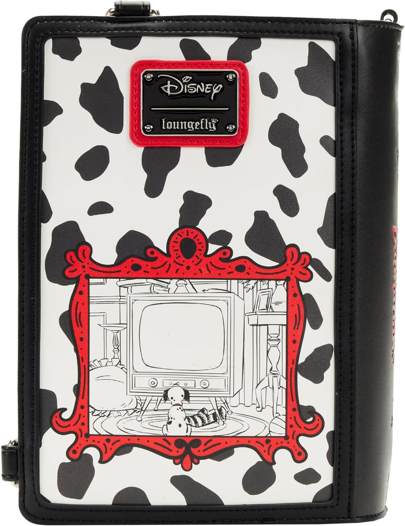 Loungefly Disney Classic Books 101 Dalmatiner Umhängetasche, S