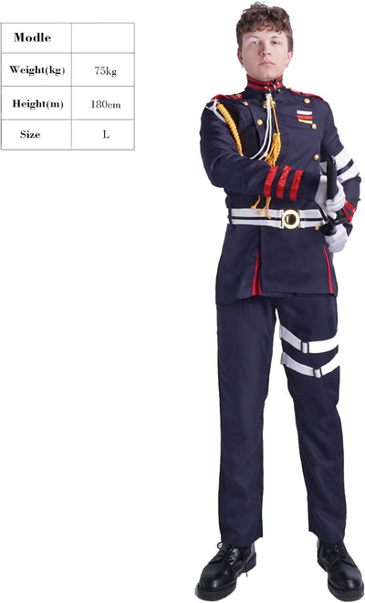 CoolChange Cosplay Kostüm von Guren Ichinose | JIDA Uniform für Seraph of The End Fans | Grösse: S,