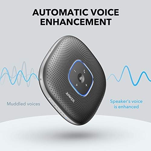 Anker PowerConf Bluetooth Konferenzlautsprecher mit 6 integrierten Mikrofonen, verbesserter Tonaufna