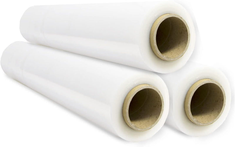 Stretch-Verpackungsfolie, transparente Kunststofffolie zum Verpacken, schützende Kunststoffrolle für