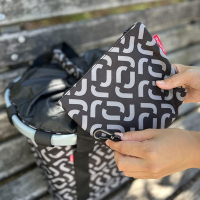 KlickFix Asista Teile fürs Rad klick-fix 0263DO Unisex-Adult FunBag Stuurtas 35x28x26cm Signature Bl