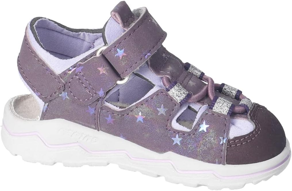 RICOSTA Mädchen und Jungen Sandalen GERY, Kinder Lauflernschuhe, Weite: Mittel, waschbar 22 EU Viole