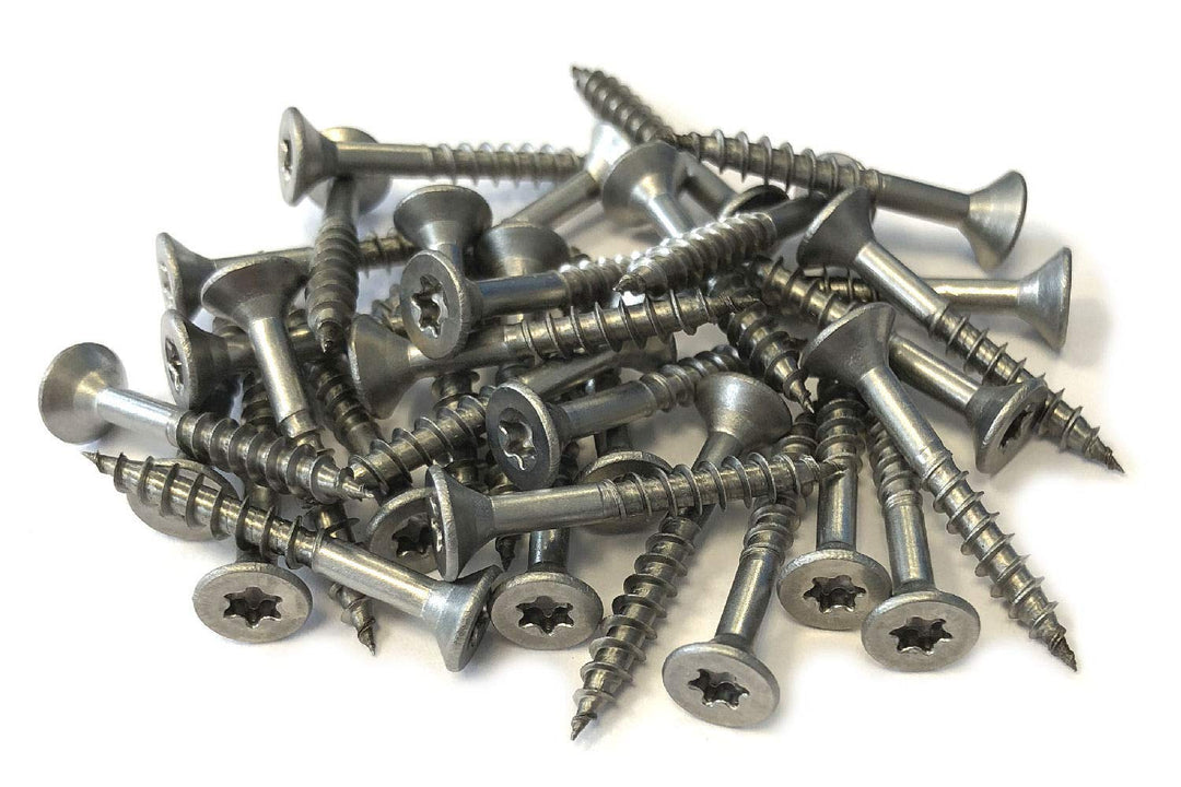 Spanplattenschrauben Edelstahl 3,5x25 mm - 1000 Stück Holzschrauben A2 Torx Senkkopf