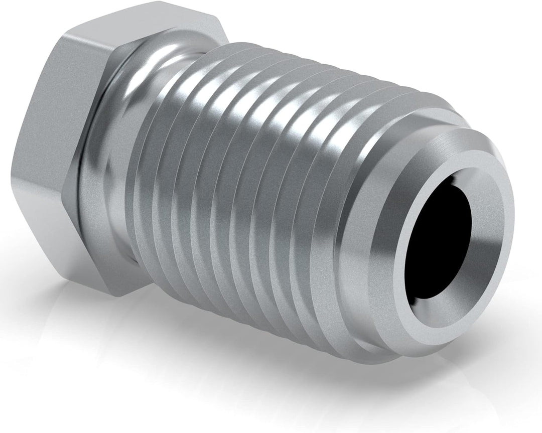 100x Verschraubung M12 x 1 für Bremsleitung 4,75 mm Bördel F Typ B 5,0 Profi Verbinder DIN/ISO 1651