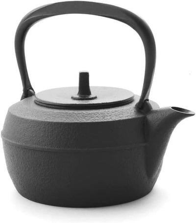 Japanischer Tetsubin, Wasserkessel Gusseisen TSURI, Iwachu. 1,1 l, schwarz. Original. Für Elektro-,