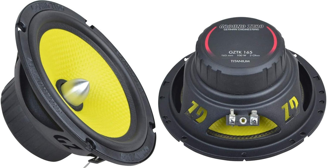 Ground Zero | GZTK 165| 165 mm High-Power Tief-/Mitteltonlautsprecher