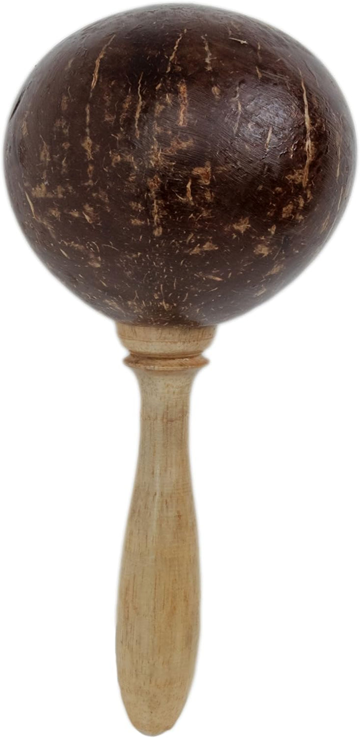 Grosse 60cm Djembe Holz Trommel Bongo Ziegenfell Elefant Schwarz + Kokos Rassel Maraca R2