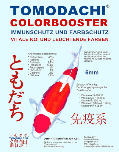 Koifutter, Energiefutter schwimmend, Wachstumsfutter, Farbschutz u. Immunschutz , deutsches Premium
