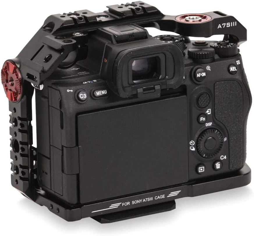 (Black) TILTA TA-T18-FCC-B Full Camera Cage für Sony Alpha 7S III / A7S III / A7S3 Tiltaing Kamera K