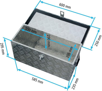 Truckbox D040 Werkzeugkasten, Transportbox, Alubox, Alukoffer