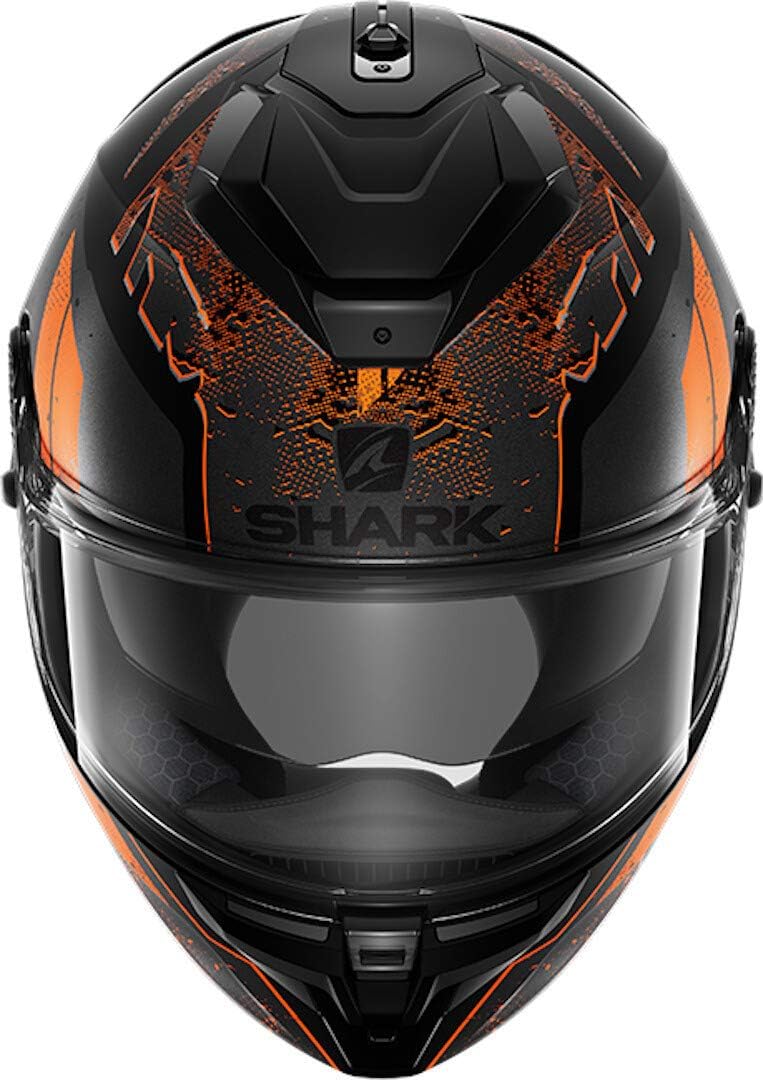 SHARK, Motorradhelm, Spartan GT Ryser, KAO, M M schwarzes Anthrazitorange, M schwarzes Anthrazitoran