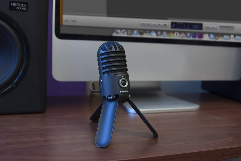 Samson Meteor USB Studio Cardioid Microphone - Titanium Black schwarz Single, schwarz Single